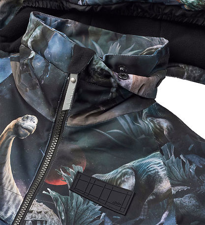 Molo Winter Coat - Castor - Dino in Space