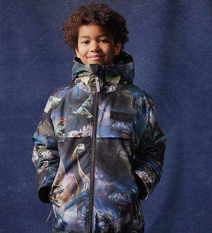 Molo Winter Coat - Castor - Dino in Space