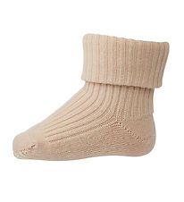 MP Strømper - Uld - Rib - Ecru MP Strømper - Uld - Rib - Ecru