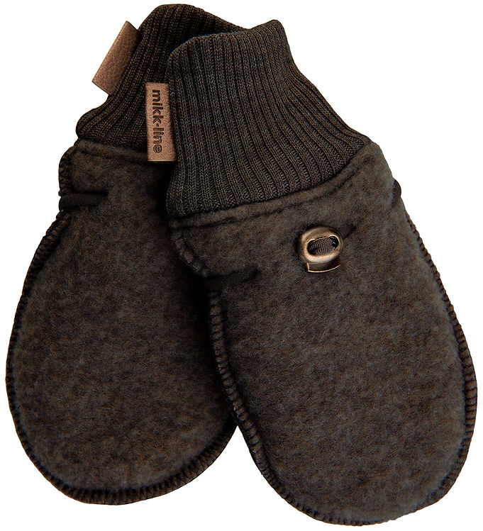 Mikk-Line Luffer – Uld – Noos – Dark Brown Melange