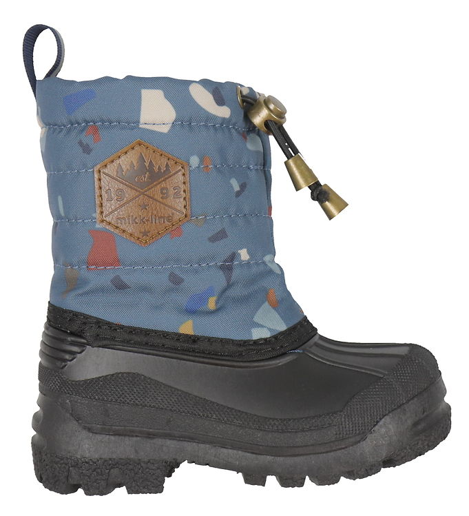 Mikk-Line Termostøvler - Orion Blue m. Print