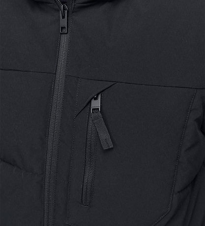 Jack & Jones Dynejakke - JJEOtto - Sort/Asphalt
