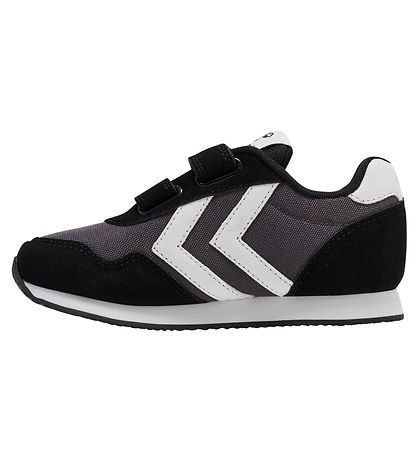 Hummel Sko - Reflex Double Multi JR - Sort/Asphalt