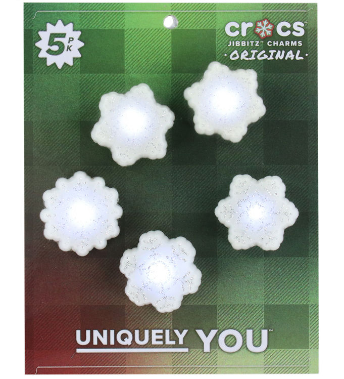 Crocs Vedhæng - Winter Night Snowflake - 5-pak
