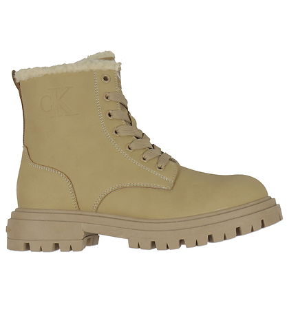 Calvin Klein Støvler - Lace-Up - Sand Calvin Klein Støvler - Lace-Up - Sand