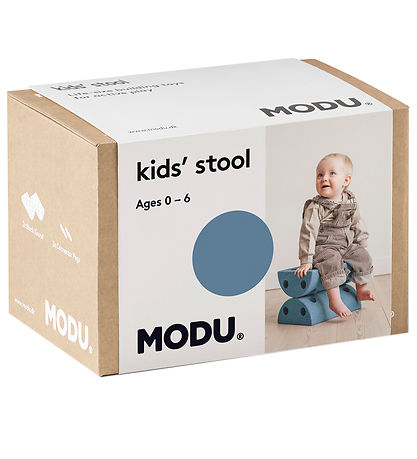 MODU Børneskammel - Deep Blue/Sky Blue MODU Børneskammel - Deep Blue/Sky Blue