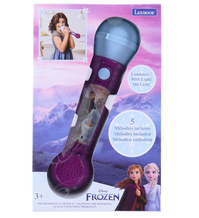 Lexibook Disney Frozen Mikrofon med Lys og Lyd - 3+år - Blå