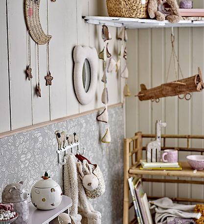 Bloomingville Mini Vægspejl - Baily - Hvid Bloomingville Mini Vægspejl - Baily - Hvid