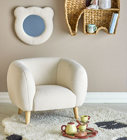 Bloomingville Loungestol - Cade - Hvid Bloomingville Loungestol - Cade - Hvid