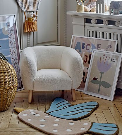 Bloomingville Loungestol - Cade - Hvid Bloomingville Loungestol - Cade - Hvid