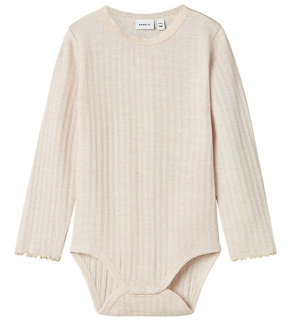 Name It Body l/æ - Uld - Rib - NmfWossa - Lilac Ash
