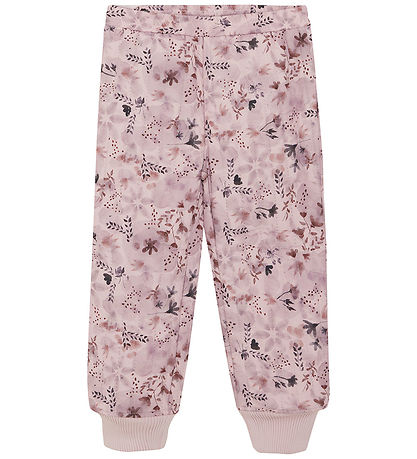En Fant Termotøj - Burnished Lilac m. Blomster En Fant Termotøj - Burnished Lilac m. Blomster
