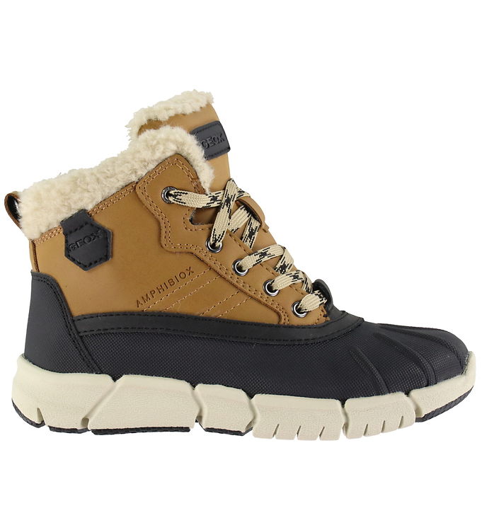 Geox Vinterstøvler - Tex - Flexyper - Sort/Brun