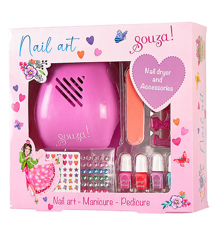Souza Neglesæt - Nail Dryer & Nail Polish Souza Neglesæt - Nail Dryer & Nail Polish