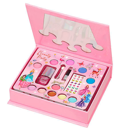 Souza Sminkesæt - Øjenskygge/Neglelak/Stickers - Crown Souza Sminkesæt - Øjenskygge/Neglelak/Stickers - Crown