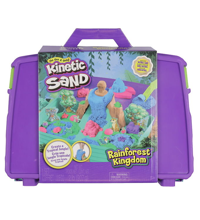 Kinetic Sand Sandsæt - 907 g - Rainforest Kingdom