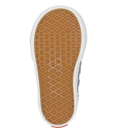 Vans Sko - Old Skool V - Theory - Blå/Hvidternet Vans Sko - Old Skool V - Theory - Blå/Hvidternet