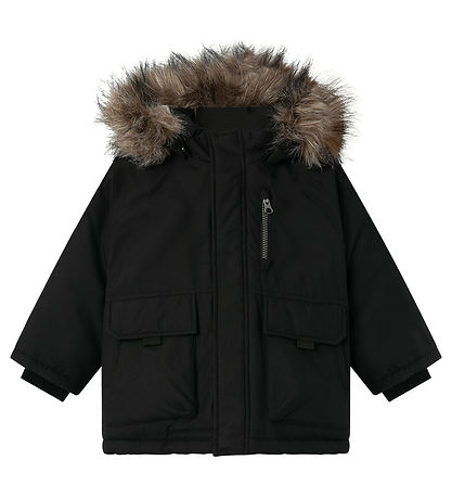 Name It Vinterjakke - NmmMaster05 Parka - Sort Name It Vinterjakke - NmmMaster05 Parka - Sort
