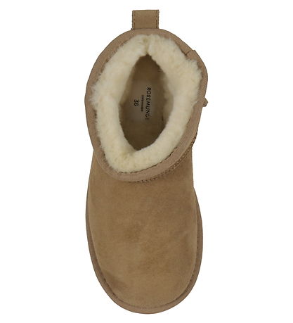 Rosemunde Bamsestøvler - Ruskind - Almond