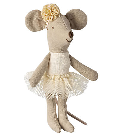 Maileg Mus - Lillesøster - Ballerina - Off White Maileg Mus - Lillesøster - Ballerina - Off White