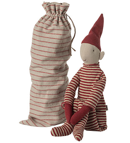 Maileg Nisse - Stor - 51 cm - Langbenet i Stofpose Maileg Nisse - Stor - 51 cm - Langbenet i Stofpose