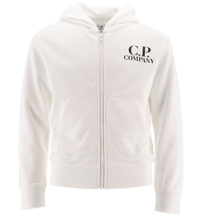 C.P. Company Cardigan - Gauze White m. Solbriller