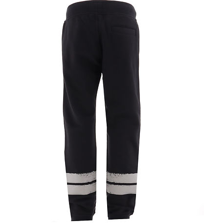 Stone Island Sweatpants - Sort m. Refleks Stone Island Sweatpants - Sort m. Refleks