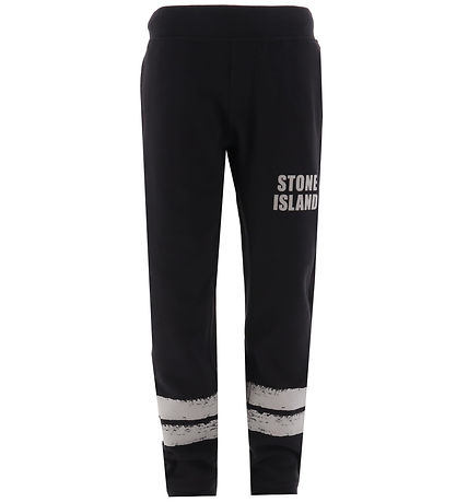 Stone Island Sweatpants - Sort m. Refleks Stone Island Sweatpants - Sort m. Refleks