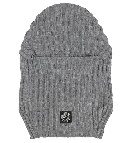 Stone Island Elefanthue - 1-lags - Uld/Viskose - Gråmeleret Stone Island Elefanthue - 1-lags - Uld/Viskose - Gråmeleret