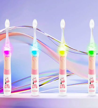 Neno Elektrisk Tandbørste m. Lys - Fratelli - Pink