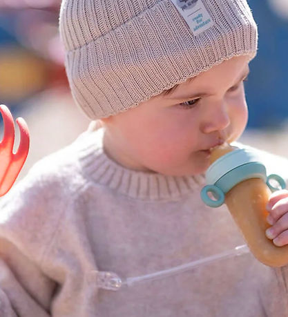 Neno Food Feeder m. Ske - Gusto - Mintgrøn