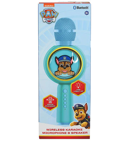 OTL Mikrofon - Paw Patrol - LED - Wireless Karaoke - Turkis