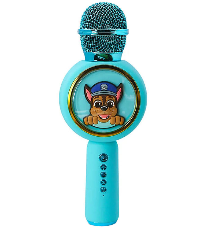 Paw Patrol - Karaoke Mikrofon Med Lys Til Børn - Chase