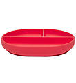 OYOY Tallerken - Enkei Suction - Silikone - Cherry Red OYOY Tallerken - Enkei Suction - Silikone - Cherry Red