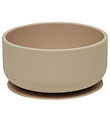 OYOY Skål - Enkei Suction - Silikone - Beige OYOY Skål - Enkei Suction - Silikone - Beige