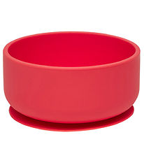 OYOY Bowl - Enkei Suction - 12x6 cm - Silicone - Cherry Red