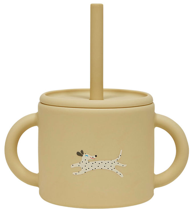 OYOY Kop m. Sugerør - Enkei Cup - Silikone - Mellow