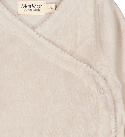MarMar Bluse - Velour - Tuba Wrap - Rabbit Grey