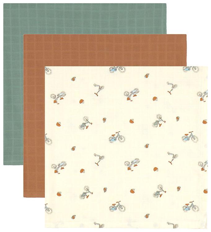 Cam Cam Stofbleer - 70x70 cm - 3-pak - Bicycles