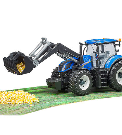 Bruder Traktor - New Holland T7.340 m. Frontlæsser - 03121