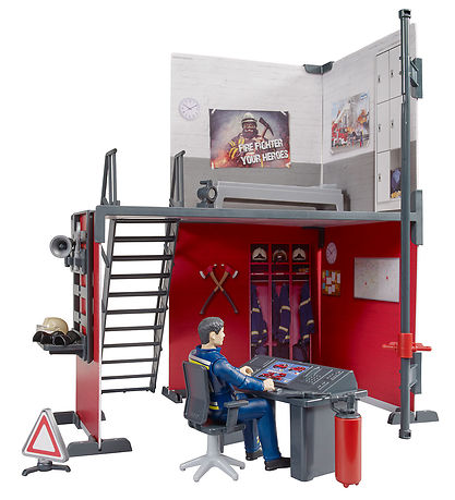 Bruder Leksaksset - bworld - Brandstation m. Brandman - 62702 Bruder Leksaksset - bworld - Brandstation m. Brandman - 62702