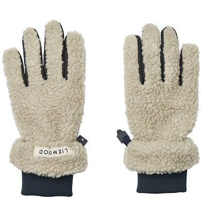 Liewood Hansker - Demi - Fleece - Mist/Classic Navy Liewood Hansker - Demi - Fleece - Mist/Classic Navy