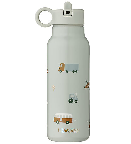 Liewood Drikkedunk - Falk - 350 ml - Vehicles/Dove Blue Mix Liewood Drikkedunk - Falk - 350 ml - Vehicles/Dove Blue Mix