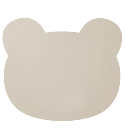 Liewood Dækkeserviet - Aura Bear - Silikone - Sandy