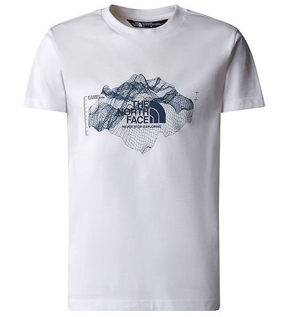 The North Face T-shirt - Topographic - Hvid The North Face T-shirt - Topographic - Hvid
