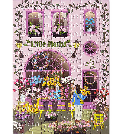 Vissevasse Puslespil - 15x21 cm - 150 Brikker - Little Florist Vissevasse Puslespil - 15x21 cm - 150 Brikker - Little Florist