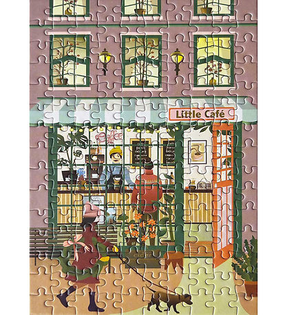 Vissevasse Puslespil - 15x21 cm - 150 Brikker - Little Café