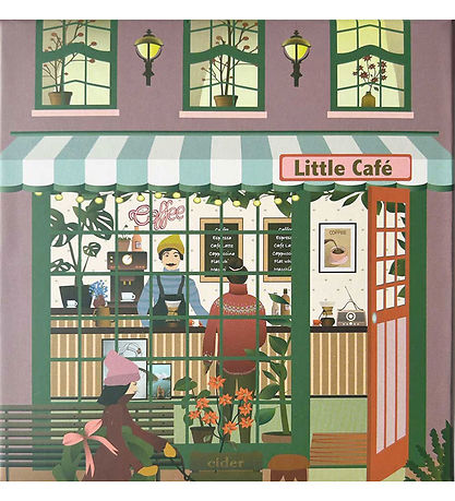 Vissevasse Puslespil - 15x21 cm - 150 Brikker - Little Café Vissevasse Puslespil - 15x21 cm - 150 Brikker - Little Café