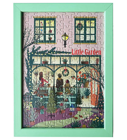 Vissevasse Puslespil - 15x21 cm - 150 Brikker - Little Garden