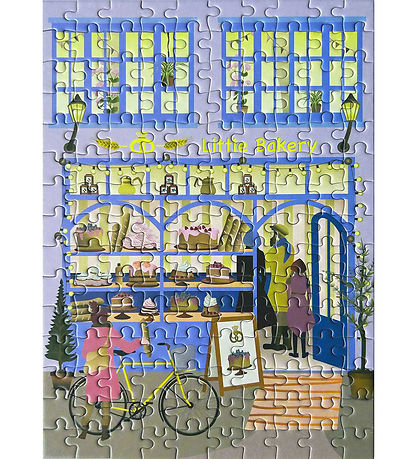 Vissevasse Puslespil - 15x21 cm - 150 Brikker - Little Bakery Vissevasse Puslespil - 15x21 cm - 150 Brikker - Little Bakery